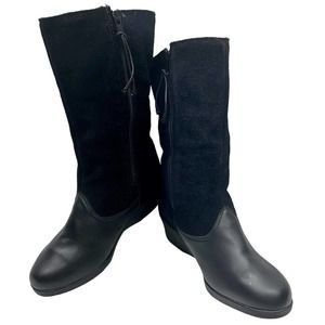 Vintage Revelations Black Ankle Boots‎ Size 6.5W (810D021)